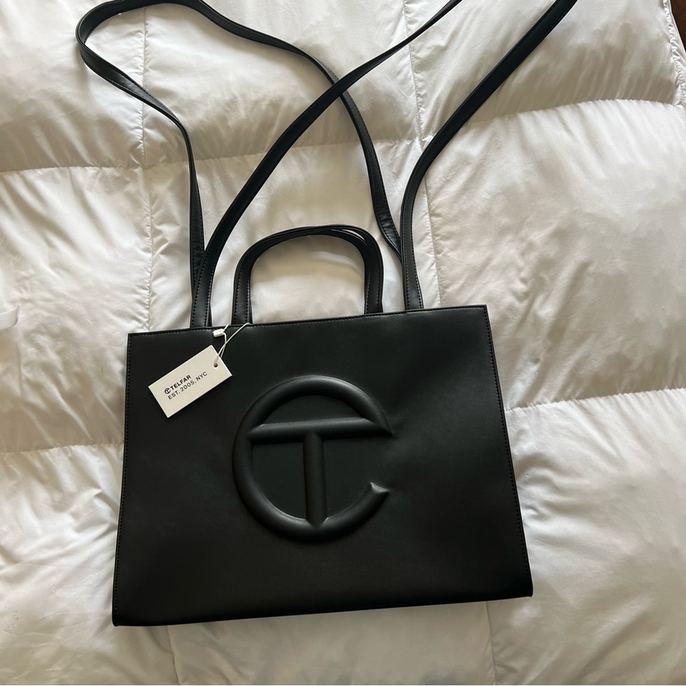 Telfar Medium Shopping Bag - Black